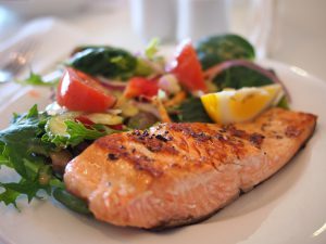 grilled salmon